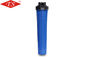 Logement bleu léger de filtre, logement en plastique de filtre d'eau pour de RO la filtration pré fournisseur