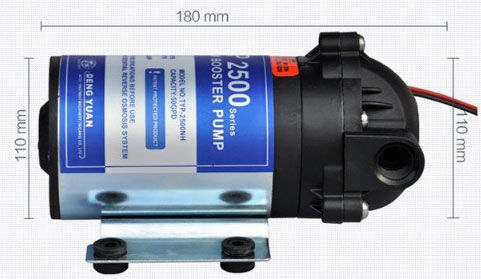 Ã‰coulement de pompe hydraulique de la pompe de pression de l'eau du RO 24VDC >0.55L/Min pour l'Ã©purateur de l'eau
