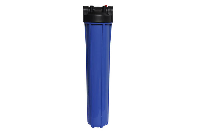 Logement bleu léger de filtre, logement en plastique de filtre d'eau pour de RO la filtration pré