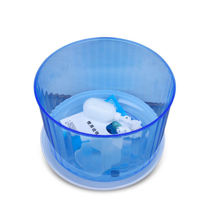Matériel transparent d'ABS de pot d'épurateur de l'eau minérale du bleu 7L pour le système de filtre d'eau