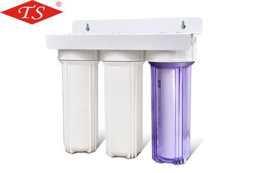 Chine Le filtre d'eau blanche de 10 pouces partie trois étapes 8 - pression d'admission 125psi fournisseur