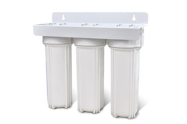 Le filtre d'eau blanche de 10 pouces partie trois étapes 8 - pression d'admission 125psi fournisseur
