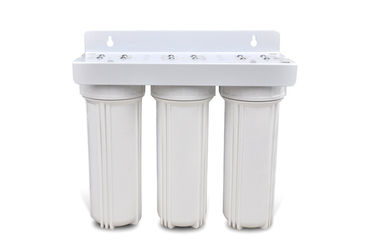 Le filtre d'eau blanche de 10 pouces partie trois étapes 8 - pression d'admission 125psi fournisseur