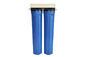 20&quot; filtre d'eau d'étape de double partie l'aspect bleu de couleur de la pression 32kg maximum fournisseur