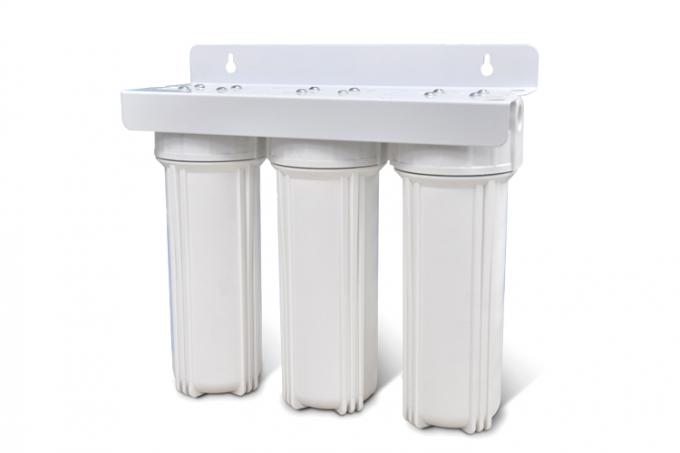 Le filtre d'eau blanche de 10 pouces partie trois étapes 8 - pression d'admission 125psi