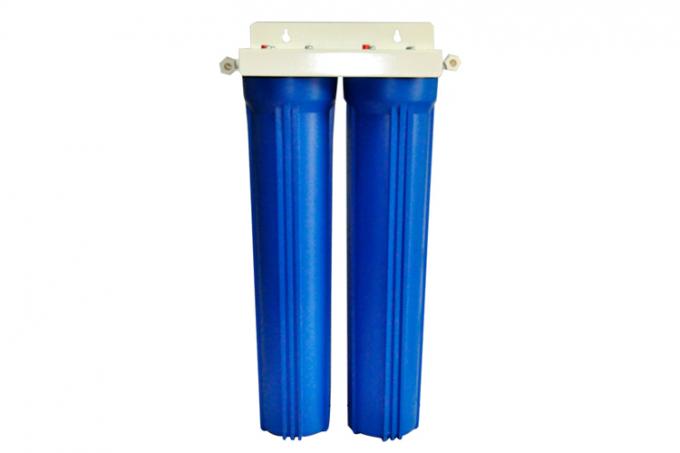 20" filtre d'eau d'étape de double partie l'aspect bleu de couleur de la pression 32kg maximum